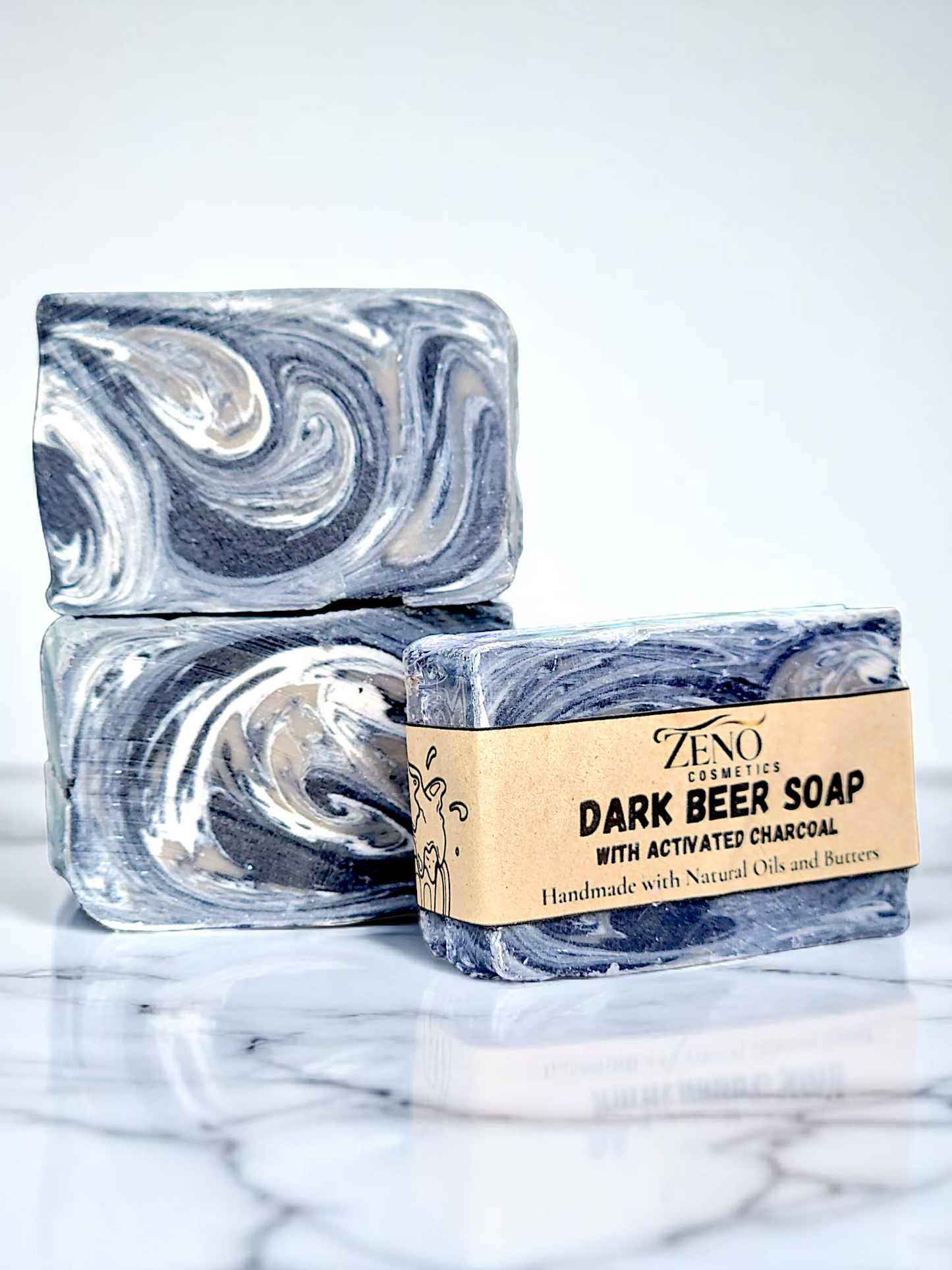 Mini Dark Beer/Charcoal Soap