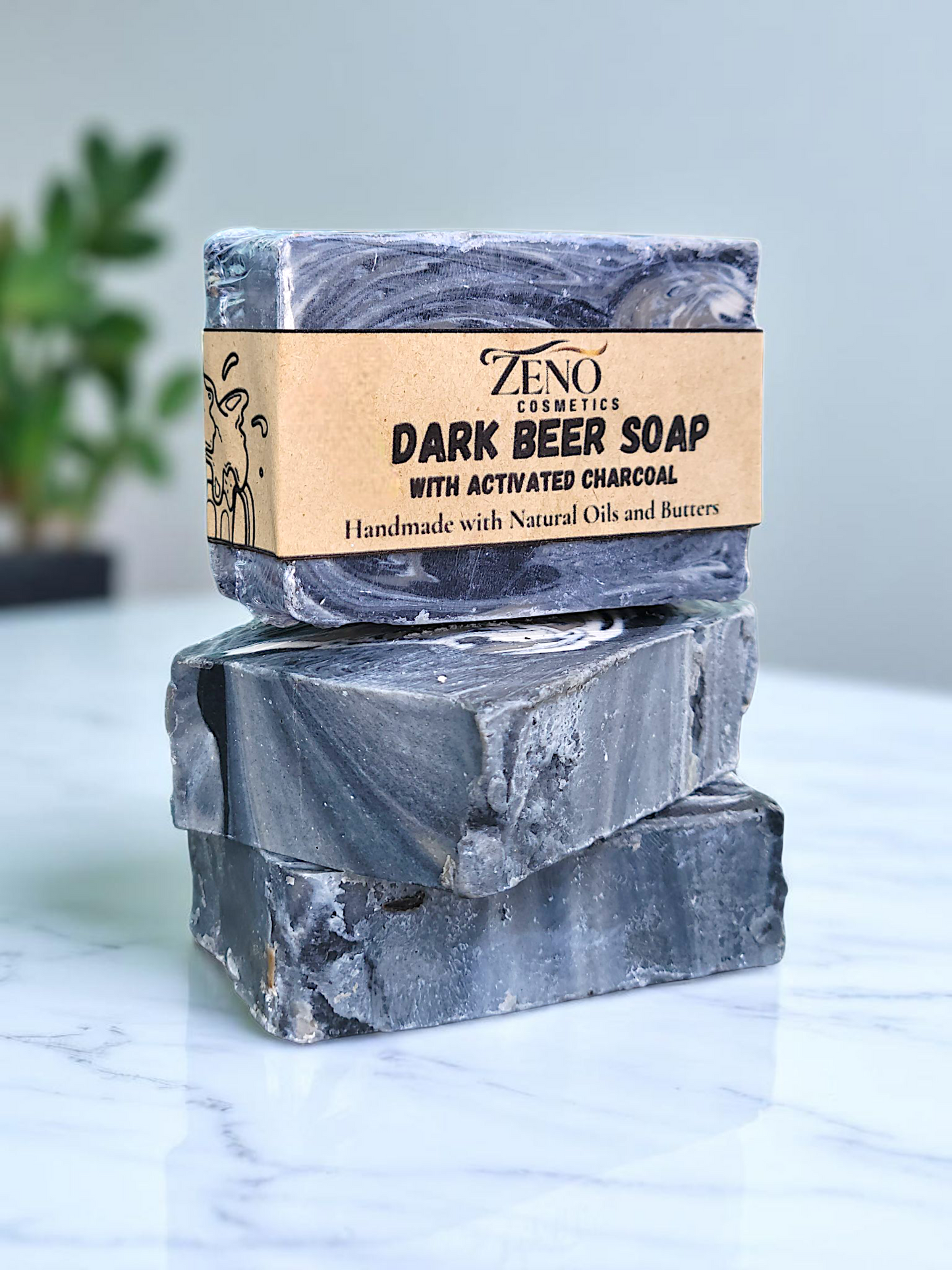 Mini Dark Beer/Charcoal Soap