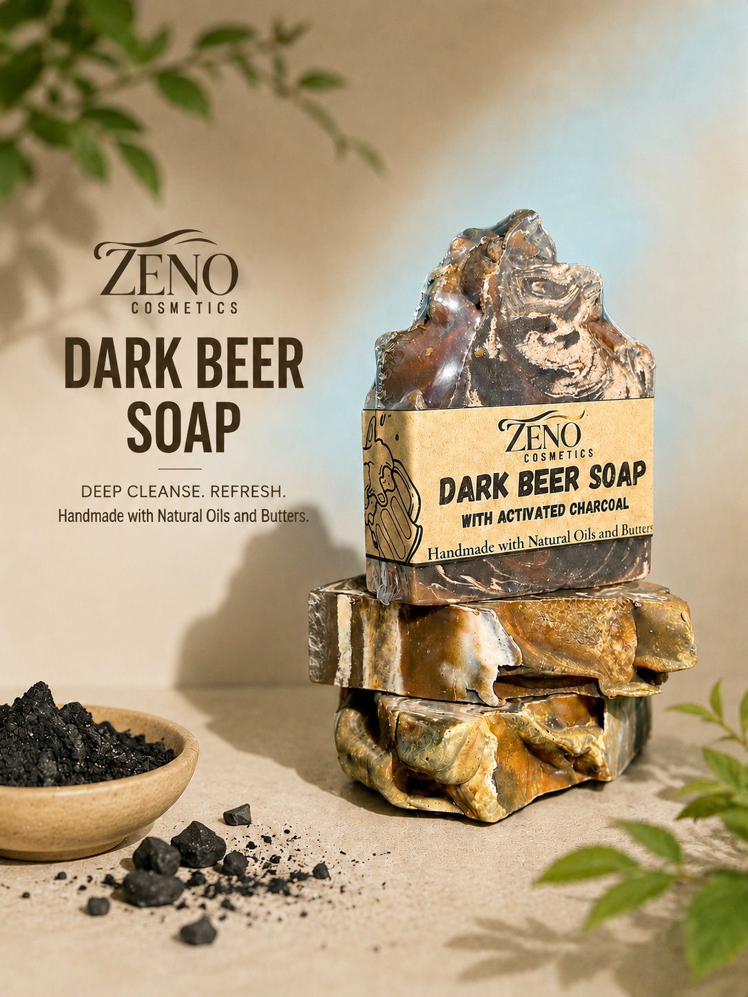 Dark Beer/Charcoal Soap
