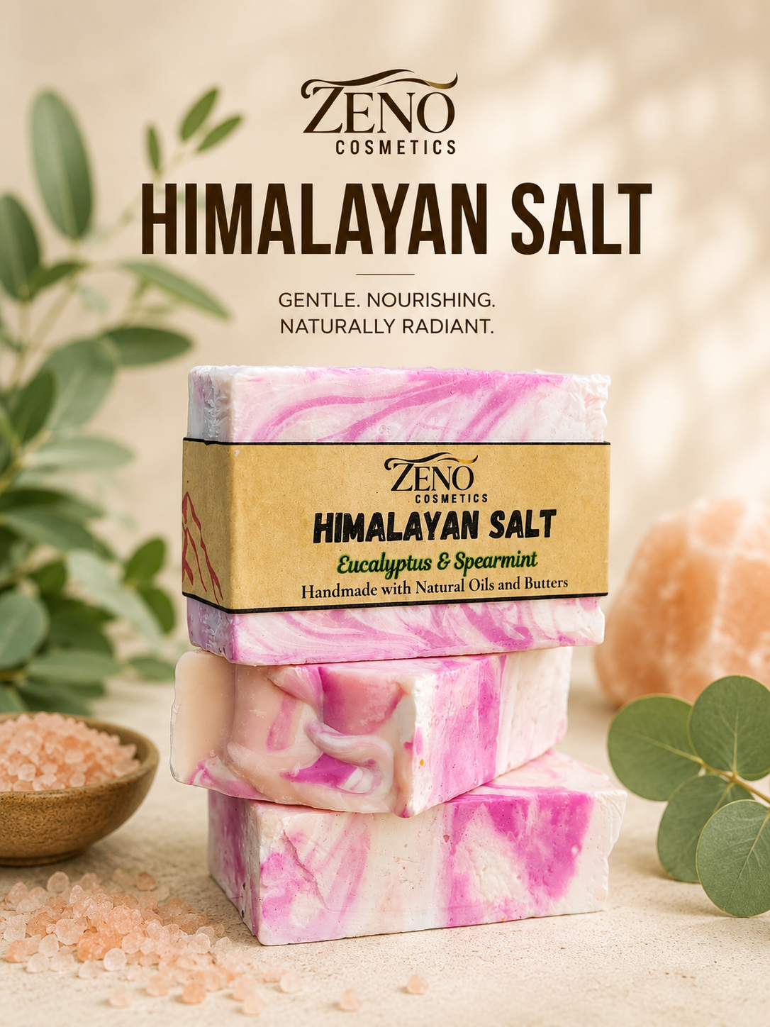 Mini Himalayan Pink salt Soap