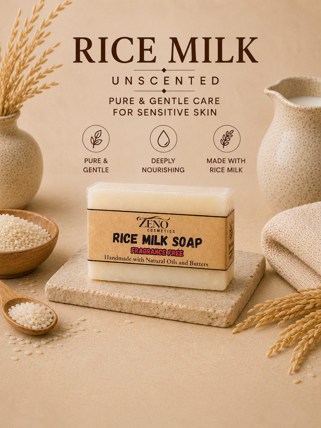 Mini Rice Milk Soap