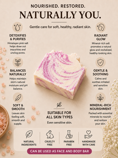 Himalayan Pink Salt soap