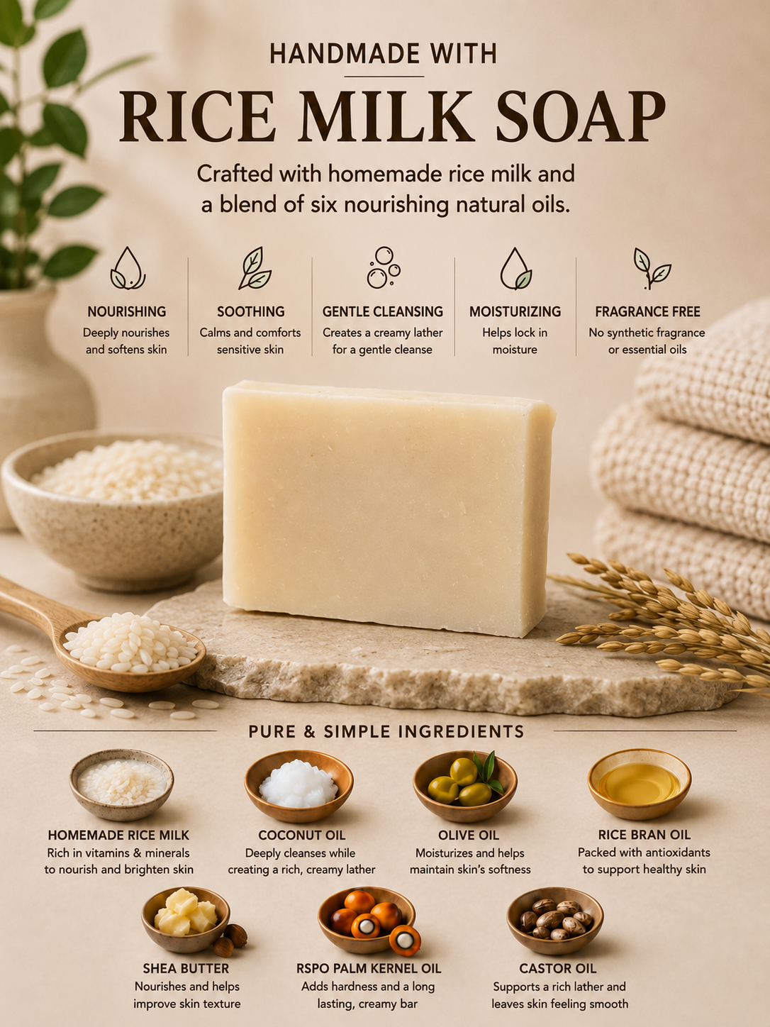Mini Rice Milk Soap