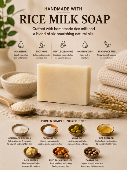 Mini Rice Milk Soap