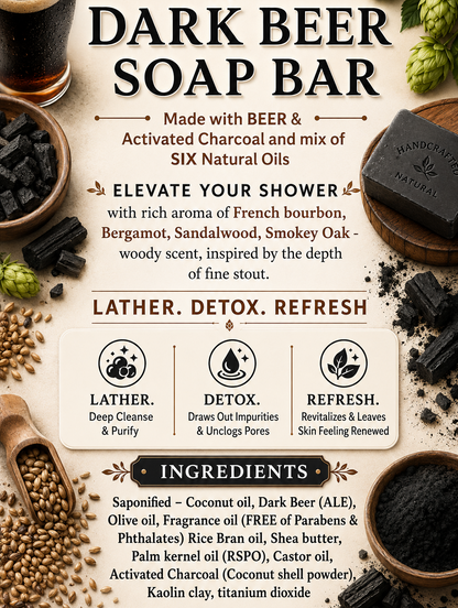 Dark Beer/Charcoal Soap
