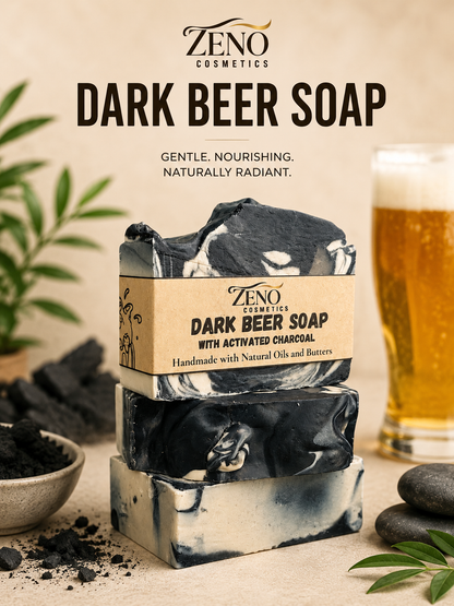 Mini Dark Beer/Charcoal Soap