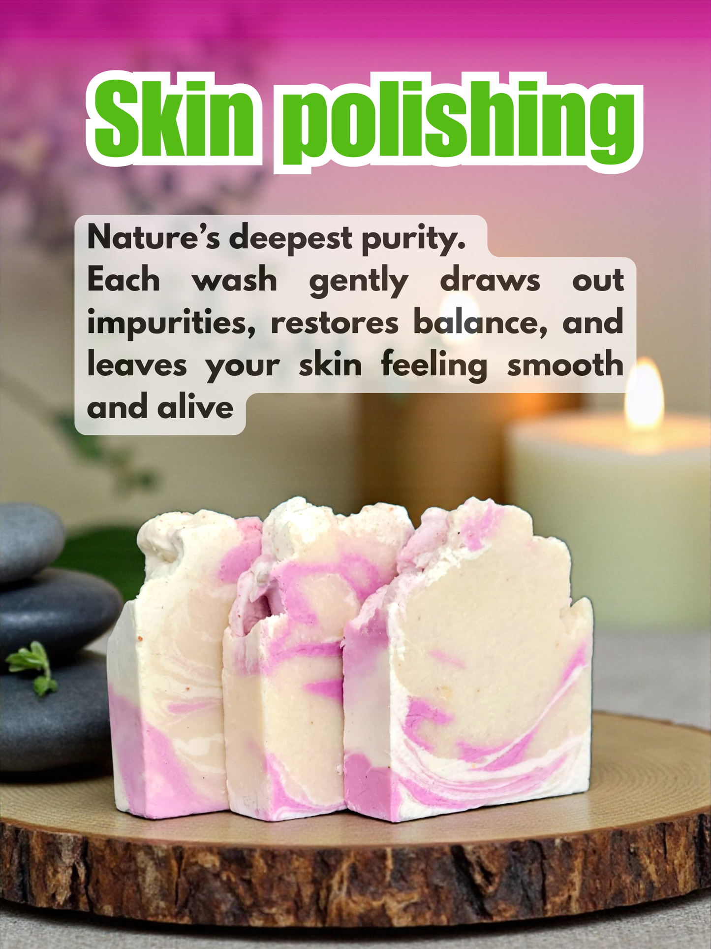 Himalayan Pink Salt soap