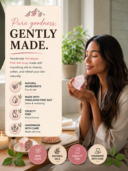 Himalayan Pink Salt soap