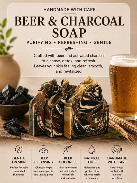Dark Beer/Charcoal Soap